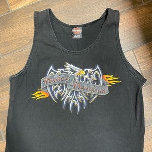 Vintage Harley Davidson tank